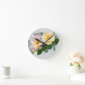 Wild roses runde wanduhr (Zuhause)