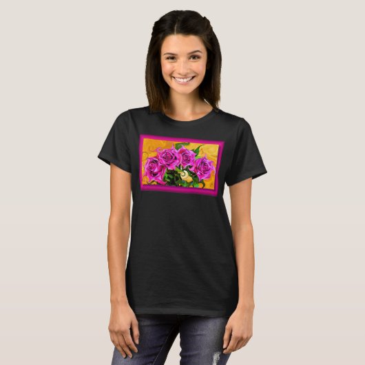 Wild Roses T-Shirt (Vorne ganz)
