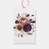 Wild Royal Bloom | Dankeschön Geschenkanhänger (Rückseite)