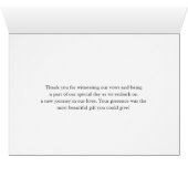 Wild Royal Bloom | Vielen Dank (Innenansicht Horizontal (Unten))