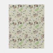 Wild Rumpus Holiday Pattern Fleecedecke (Vorderseite)