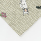 Wild Rumpus Holiday Pattern Fleecedecke (Ecke)