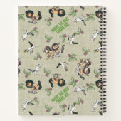 Wild Rumpus Holiday Pattern Notizblock (Rückseite)