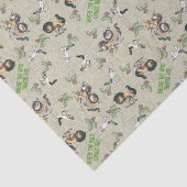 Wild Rumpus Holiday Pattern Seidenpapier (Ausschnitt)