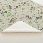 Wild Rumpus Holiday Pattern Sherpadecke (3/4)