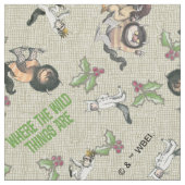 Wild Rumpus Holiday Pattern Stoff (Nahaufnahme)