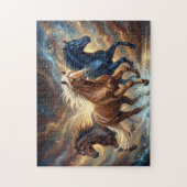 Wild Running Horses Puzzle (Vertikal)