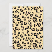 Wild Safari Adventure Awaits Baby Shower Dankeskarte (Rückseite)