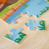 Wild Safari Adventure: Ein lebendiges Tierreich Puzzle (Seite)