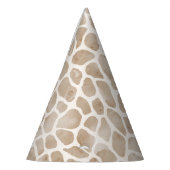 Wild Safari Animal Giraffe Print Partyhütchen (Links)