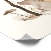 Wild Safari Animals Baby Dusche Begrüßungszeichen Poster (Ecke)