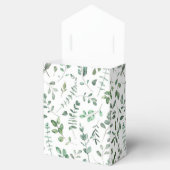 Wild Safari Animals Baby Dusche Jungle Grüne Geschenkschachtel (Geöffnet)