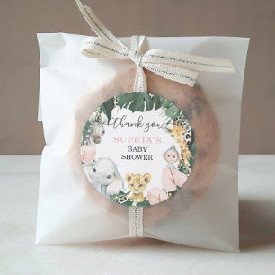 Wild Safari Animals Baby Duwer Gefallen Sticker