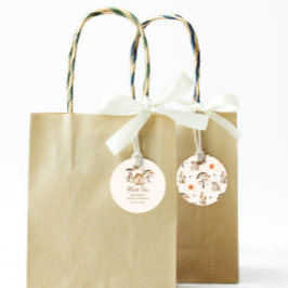 Wild Safari Animals Baby Shower Geschenkanhänger