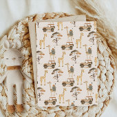 Wild Safari Animals Boho Baby Shower Einladung