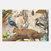 Wild Safari Animals Geschenkpapier Set (Vorderseite 2)