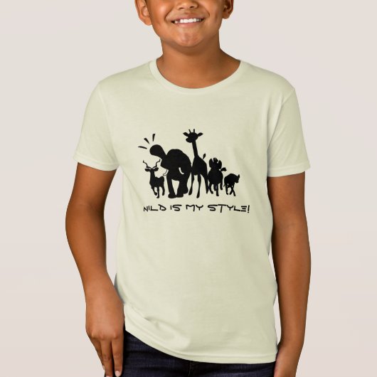 Wild Safari Animals T-Shirt (Vorderseite)