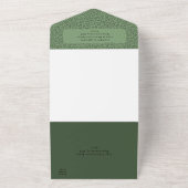 Wild Safari Big Cats Hochzeit in einer Einladung (Außenbereich)