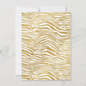 Wild Safari Jungle Geburtstag Danke Karte (Rückseite)