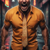 Wild Safari Leopard Print Krawatte