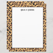 Wild Safari Leopard Print Paper (Vorne/Hinten)