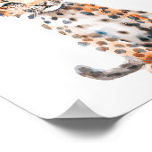 Wild Safari Party Leopard Tiere Geburtstag Poster (Ecke)