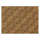 Wild-Safari-Tier, schwarz und braun geätzt Tischdecke (Vorderseite (Horizontal))