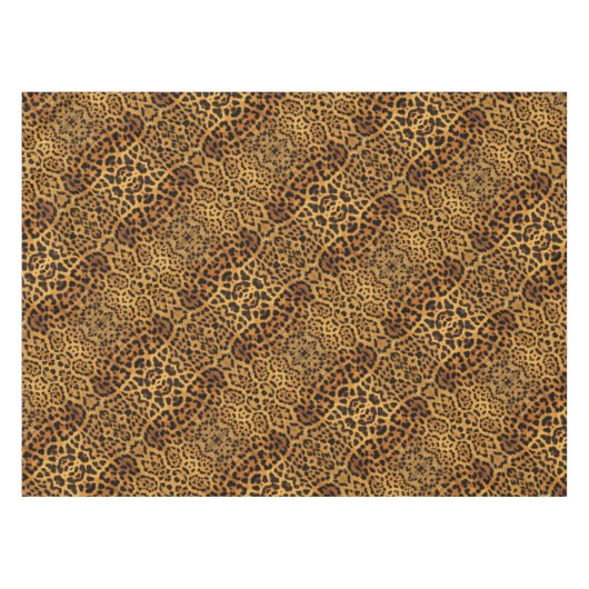Wild-Safari-Tier, schwarz und braun geätzt Tischdecke (Vorderseite (Horizontal))