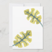 Wild Safari Zoo Einladung zum Geburtstag (Rückseite)