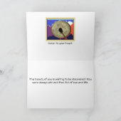 Wild - SelbstShamanic Gruß-Karte Karte (Innenseite)