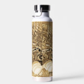 Wild Sepia Leopard  Water Bottle Trinkflasche (Rechts)