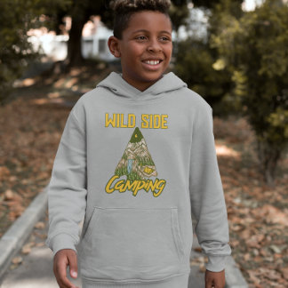 Wild Side Mountain Forest Zelt Camping Hoodie