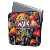 Wild Side Mushroom Laptop Sleeve (Vorderseite Links)