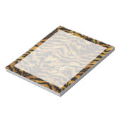 Wild Side Tiger Print Notizblock (Rotiert)