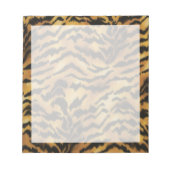 Wild Side Tiger Print Notizblock (Vorderseite)