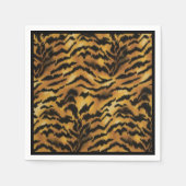 Wild Side Tiger Print Serviette (Vorderseite)
