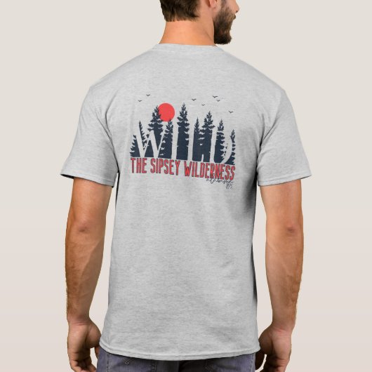 WILD Sipsey Wilderness Doppelseitiges T-Shirt (Rückseite)