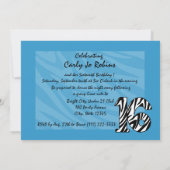 Wild Sixteen Einladung (Rückseite)