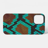 Wild Snakeskin Pattern iPhone Hülle (Rückseite (Horizontal))