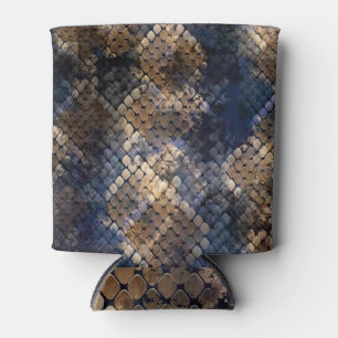 Wild Snakeskin Wasserfarbe Nahtlose Gestaltung Dosenkühler