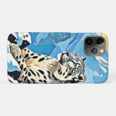 Wild Snow Leopard Design Case-Mate iPhone Hülle (Rückseite (Horizontal))