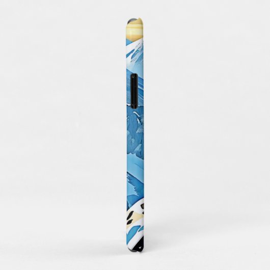 Wild Snow Leopard Design Case-Mate iPhone Hülle (Hinten/Rechts)