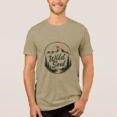 Wild Soul Abenteuer Tri-Blend Shirt (Vorderseite)