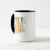 Wild Soul Deer Forest Silhouette Tasse (Vorderseite Links)