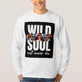 Wild Soul Tiger Eyes Grafischer T - Shirt