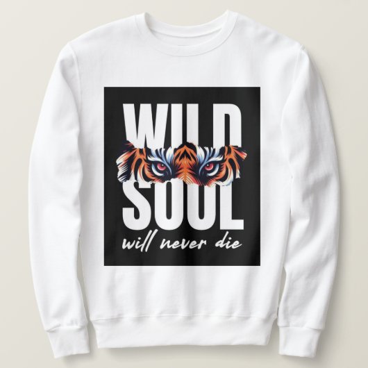 Wild Soul Tiger Eyes Grafischer T - Shirt (Design vorne)