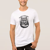 Wild Soul Vibes - HandGezeichnet Fox Nature Design Tri-Blend Shirt (Vorderseite)
