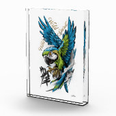 Wild Spirit Ara Langarmshirt Fotoblock (Rechts)