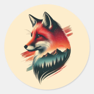 Wild Spirit Fox - Nature Inspiriert Sticker