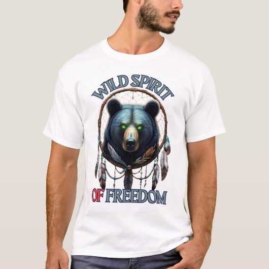 "WILD SPIRIT OF FREEDOM" T-Shirt (Vorderseite)